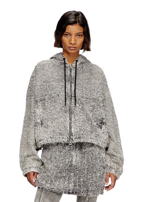 giacca de flow donna grigia DIESEL | A16366 0ABCR02
